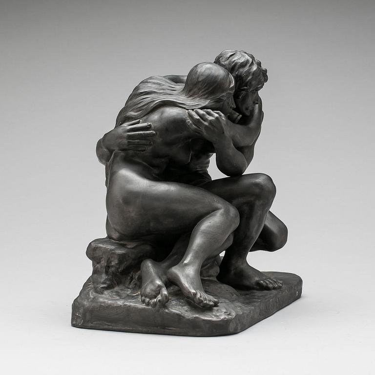 SKULPTUR, terracotta, Hans Gyde-Petersen, P Ipsens Enke, 1900-talets första hälft.