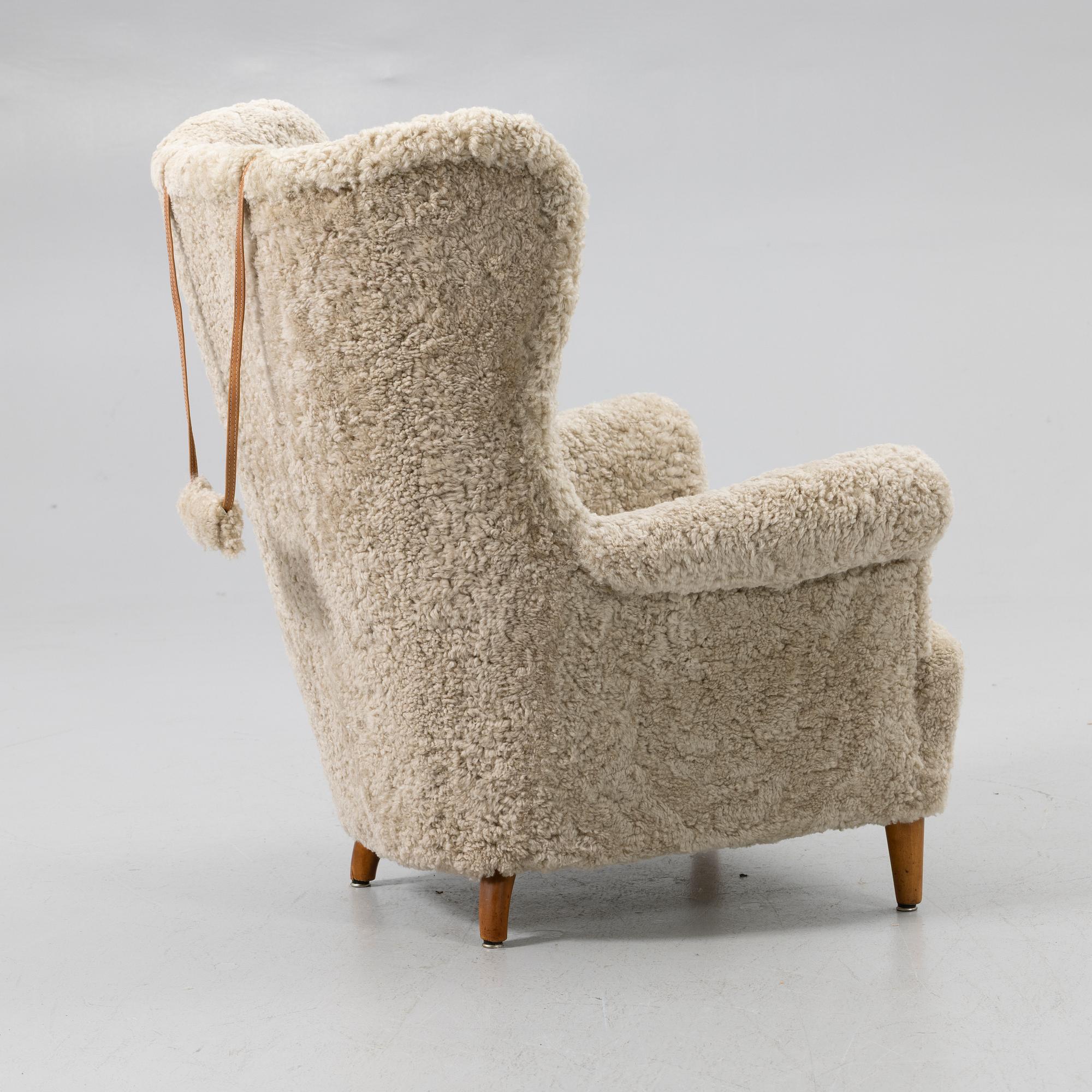 Armchair, Scandinavian Modern, 1940s.