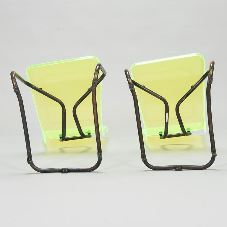 Vesa Honkonen, a pair of 'Kiasma Chairs', Källemo AB, Sweden 2008.