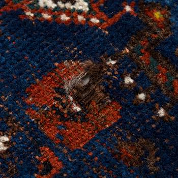 Matta, antik Qashqai, Södra Persien,, ca 201 x 130 cm.