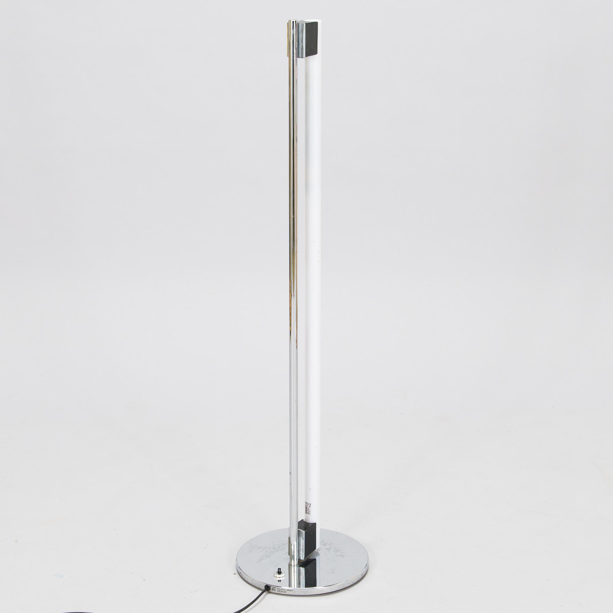 Eileen Gray, golvlampa, Vereinigt werkstätten, Leuchtenkollektion, 1900-talets slut.