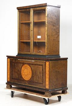 VITRINSKÅP, art deco, Georg Johansson, Göteborg, 1934, brickmärkt.