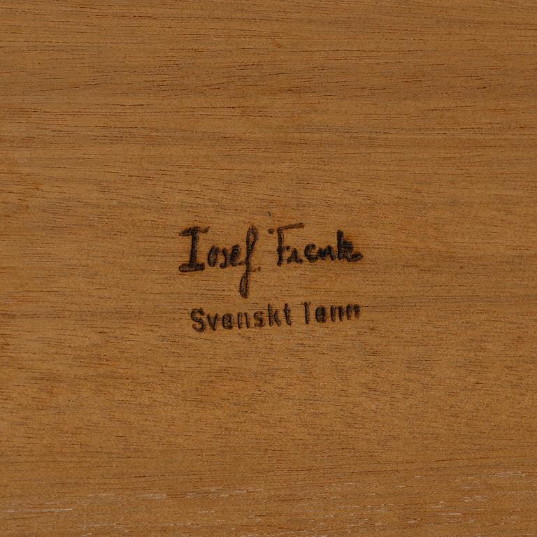 Josef Frank, a model B 2073 coffee table, 'Diplomat', Firma Svenskt Tenn, Sweden.