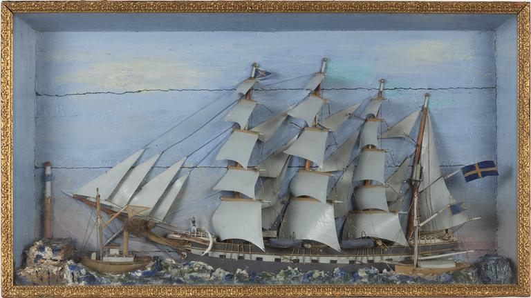 Diorama, tidigt 1900-tal.