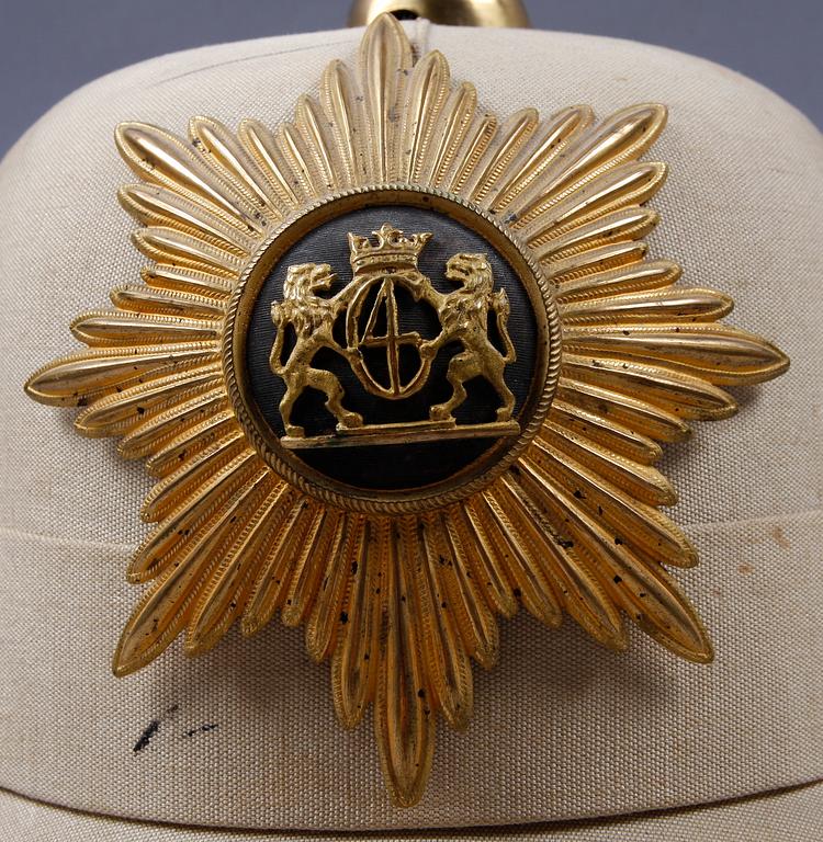 HJÄLM, märkt O. Jensen, Kristianstad. Omkring 1900.