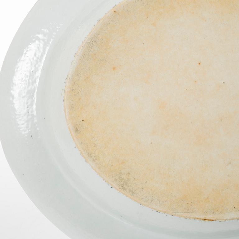 Fat, porslin Kina, Kanton, Qingdynastin, 1800-tal.