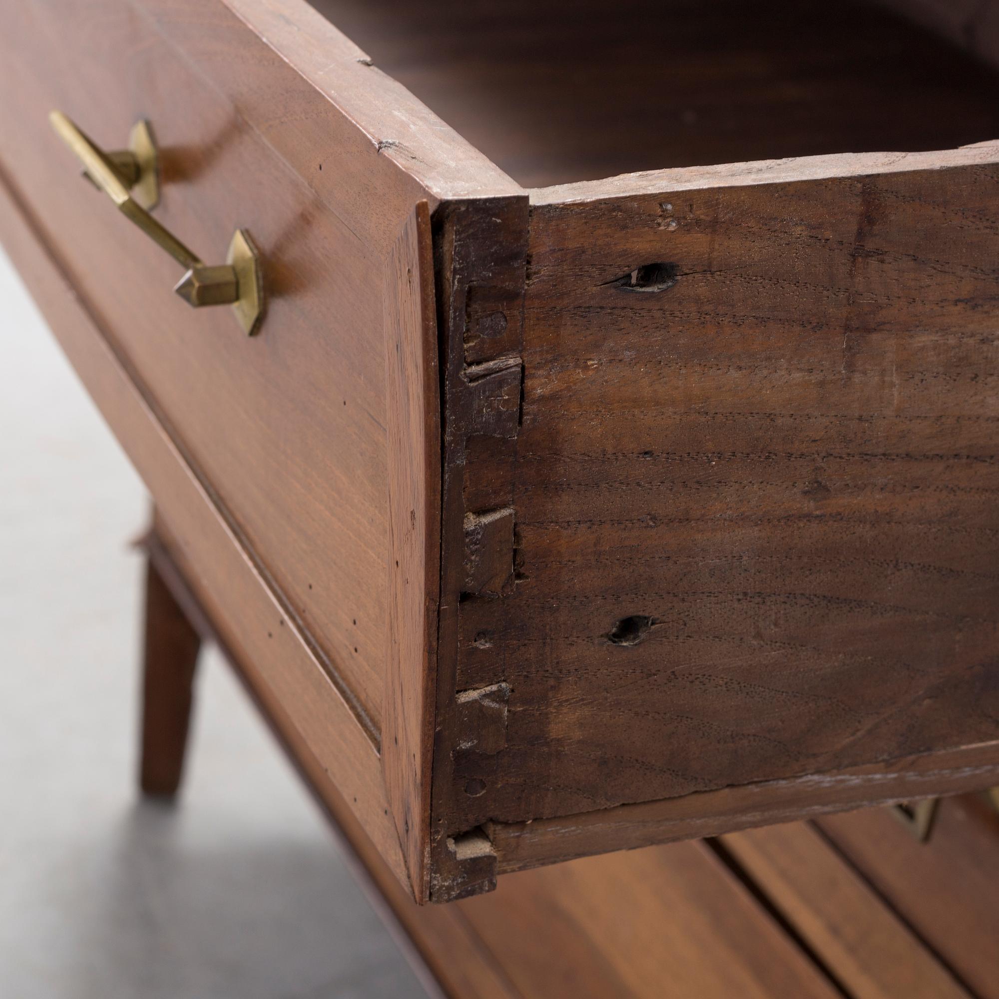 A late gustavian chest of drawers from around year 1800.
