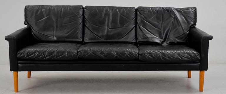 SOFFA, skinn, 1960-tal.