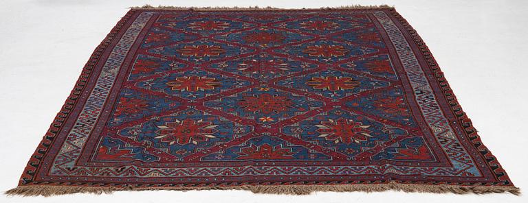 A semi-antique Sumak, probably Caucasian, c. 365 x 249 cm.