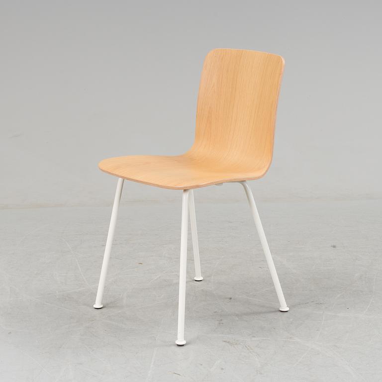 JASPER MORRISSON, a 'Hal Tube' oak chair from Vitra.