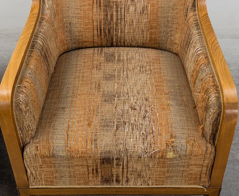 A pair of easy chairs by David Blomberg, 1930s.