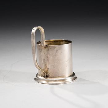 A RUSSIAN TEA GLASS HOLDER. РУССКИЙ ПОДСТАКАННИК.