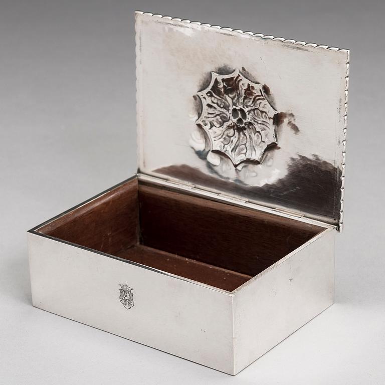 GEORG JENSEN, SKRIN, silver, 195B, Köpenhamn 1919.