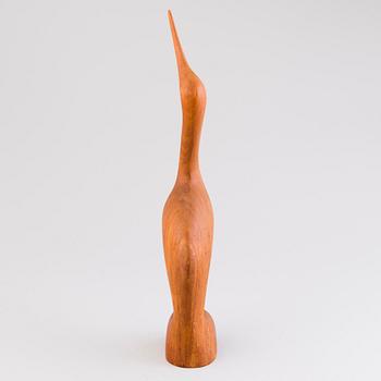 SAKARI PYKÄLÄ, a wooden sculpture, signed and dated -65.