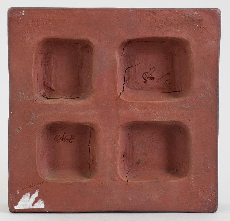 A Wilhelm Kåge 'Farsta' stoneware relief, Gustavsberg Studio.