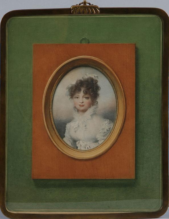 JEAN-BAPTISTE ISABEY, efter, färggravyr, 1800-talets slut.