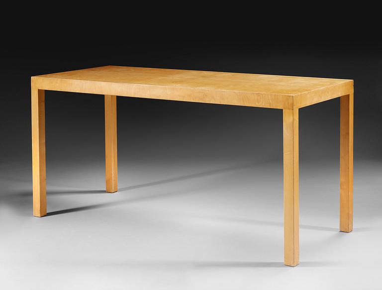 An Axel Larsson 'Parsons' birch table, by Bodafors, 1930's.