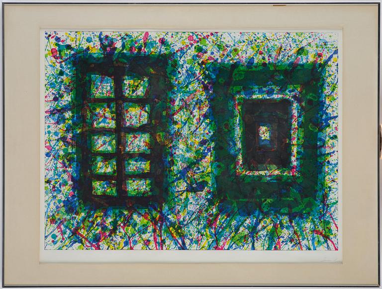 Sam Francis, “Concert Hall, Set III”.