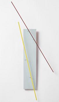 Axel Knipschild, blandteknik/väggobjekt. Signerad och daterad 1976 a tergo.