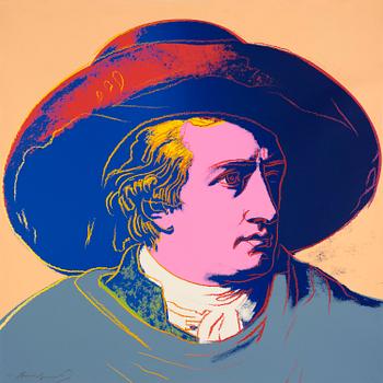 445. Andy Warhol, "Goethe".