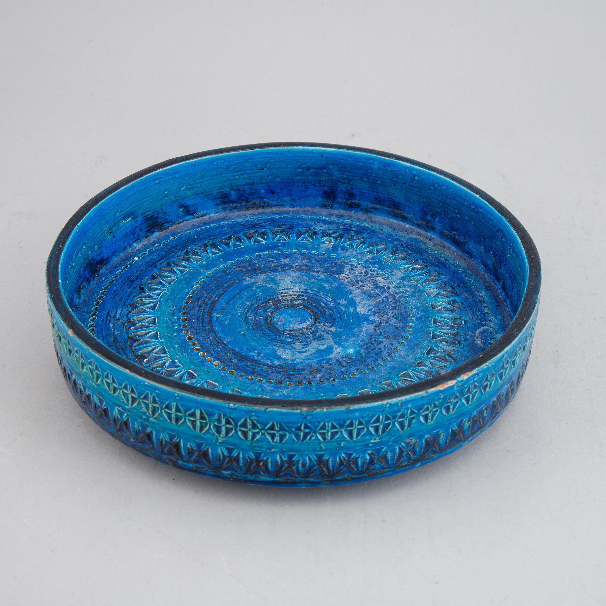 Aldo Londi, Bitossio, tjur samt fat, keramik.