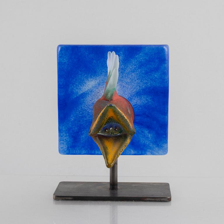 Kjell Engman, a glass sculpture, Kosta Boda Atelier, Sweden, signed and numbered.