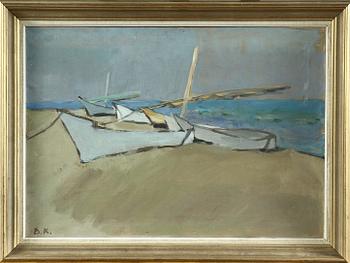 BRITA AF KLERCKER, olja på duk, sign.