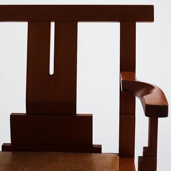 John Kandell, a set of six "Solitär" chairs, Källemo, Värnamo post 1985.