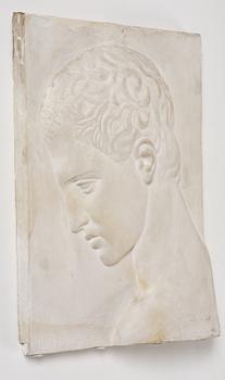 Leo Holmgren, Väggrelief, Manspoträtt.