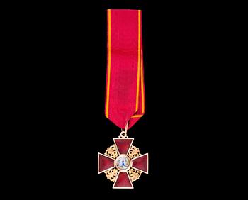 ST. ANNA GOLD CROSS. ЗОЛОТОЙ КРЕСТ СВ. АННЫ.