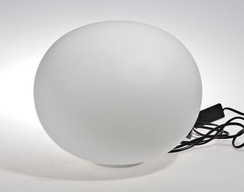 BORDSLAMPA, glas, "Glo-ball", Jasper Morrison, Flos, Italien.