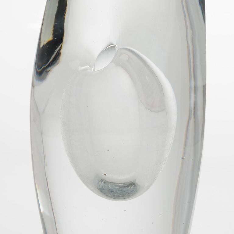 Timo Sarpaneva, an 'Orchid' glass sculpture, signed Timo Sarpaneva Iittala -56.