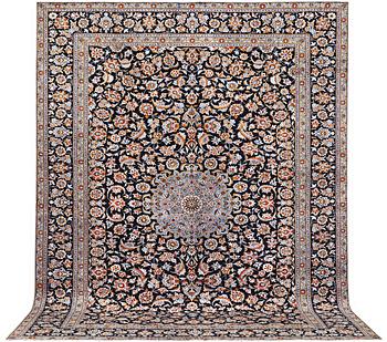 A carpet, Kashan, ca. 405 x 303 cm.