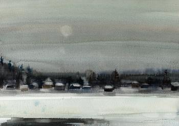 400. Nandor Mikola, A FOGGY DAY.