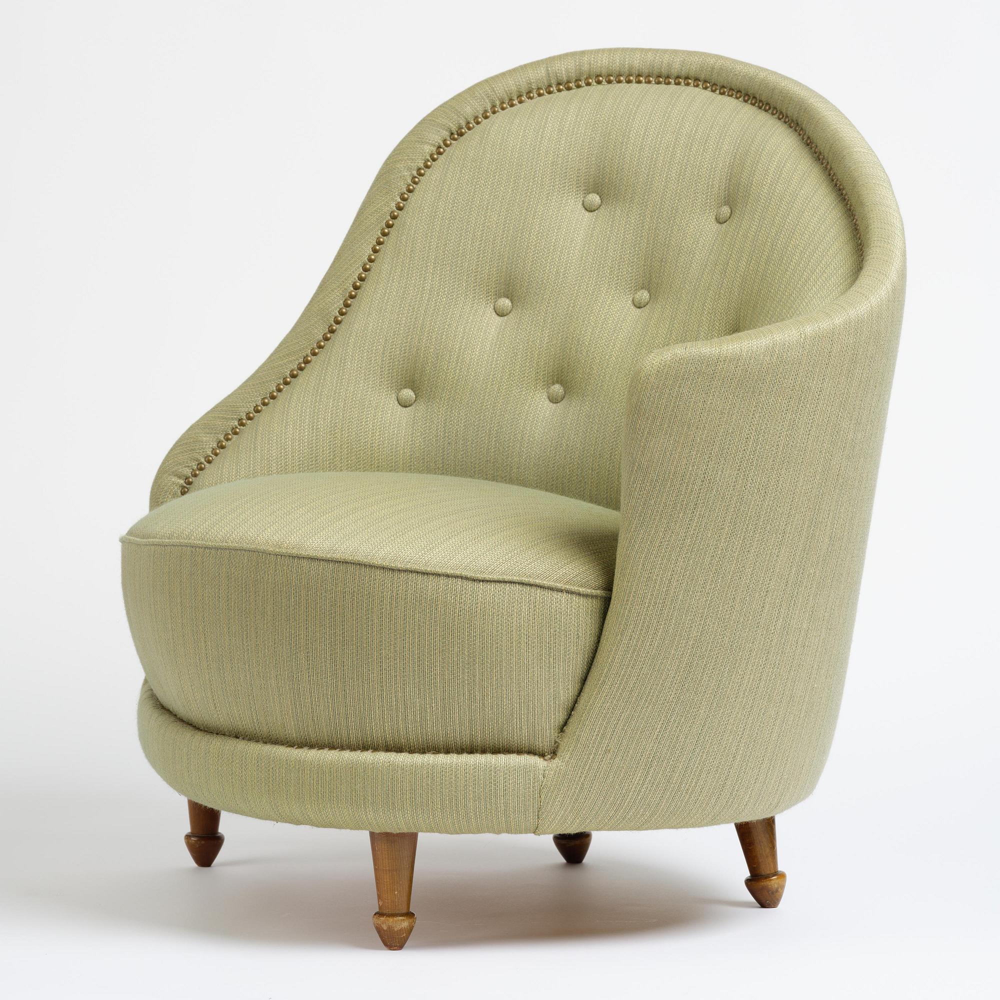 Carl Cederholm, a Swedish Modern armchair, Stil & Form, Stockholm, 1940s-50s.