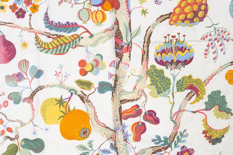 Josef Frank, curtain, "Vegetable Tree", Svenskt Tenn.