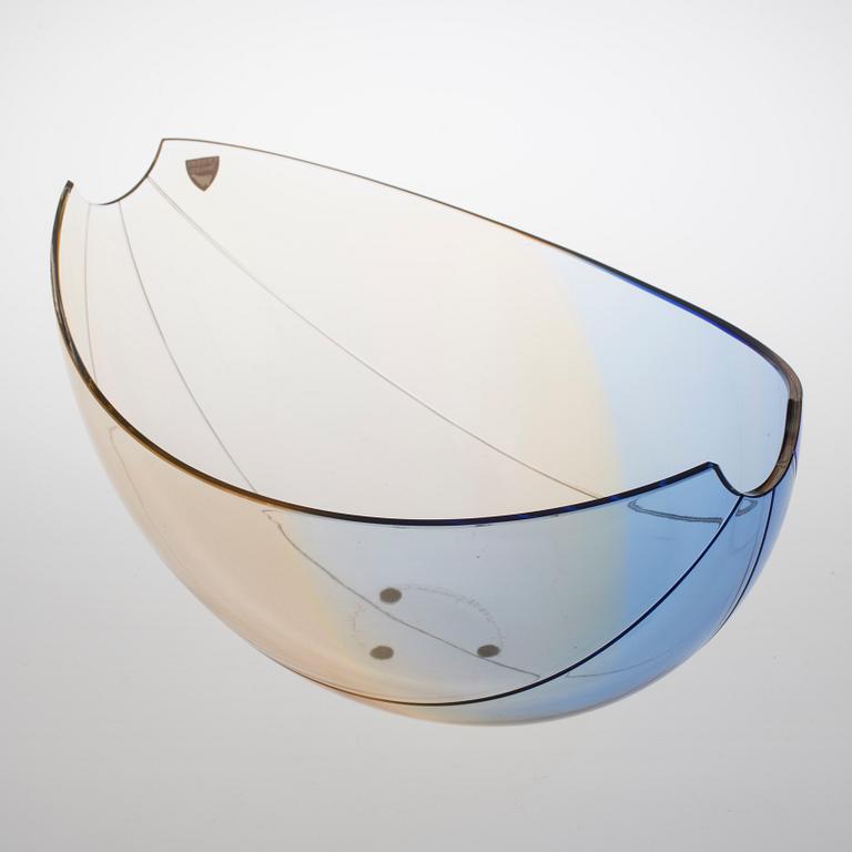 GUNNAR CYREN, Orrefors 1985. Skål, glas.
