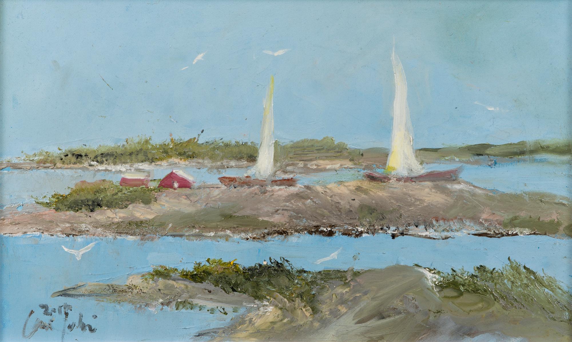 OLLI JOKI, olja på duk, signerad och daterad 2014.