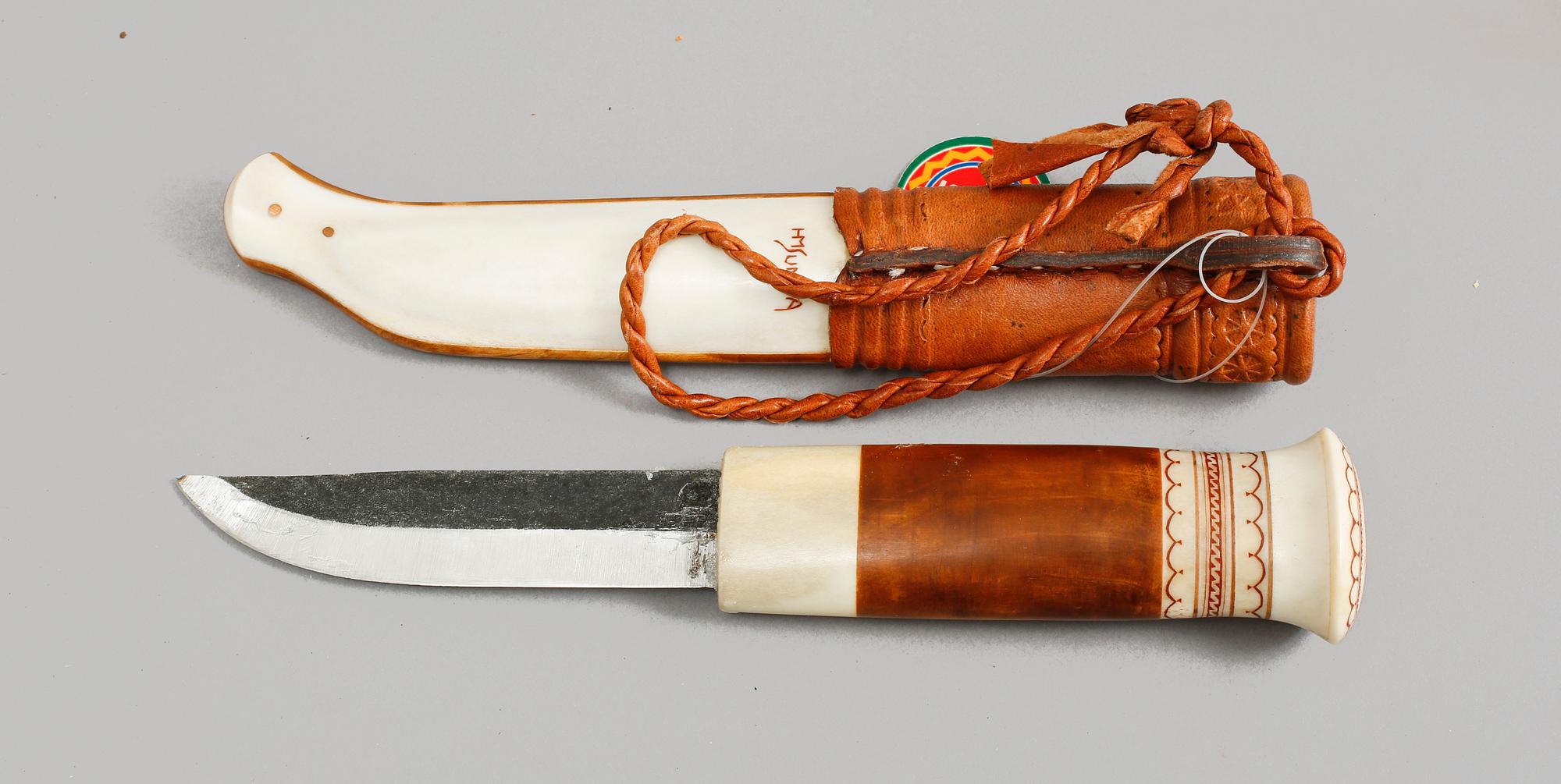 SAMEKNIV, Hans Mikael Sunna, signerad, 1900-talets andra hälft.