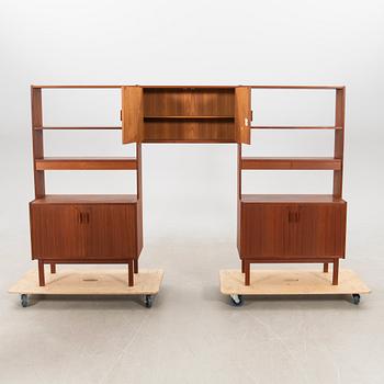 Bookcases a pair of Breox furniture 1960s.