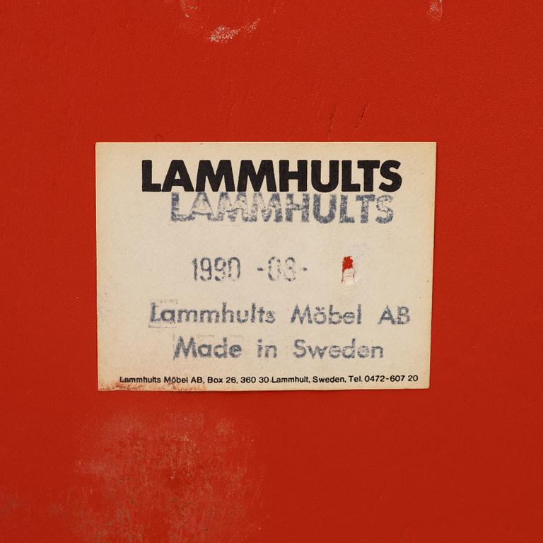 Börge Lindau & Bo Lindekrantz, barstolar, 4 st, "S70-3", Lammhults Möbel AB, 1990.