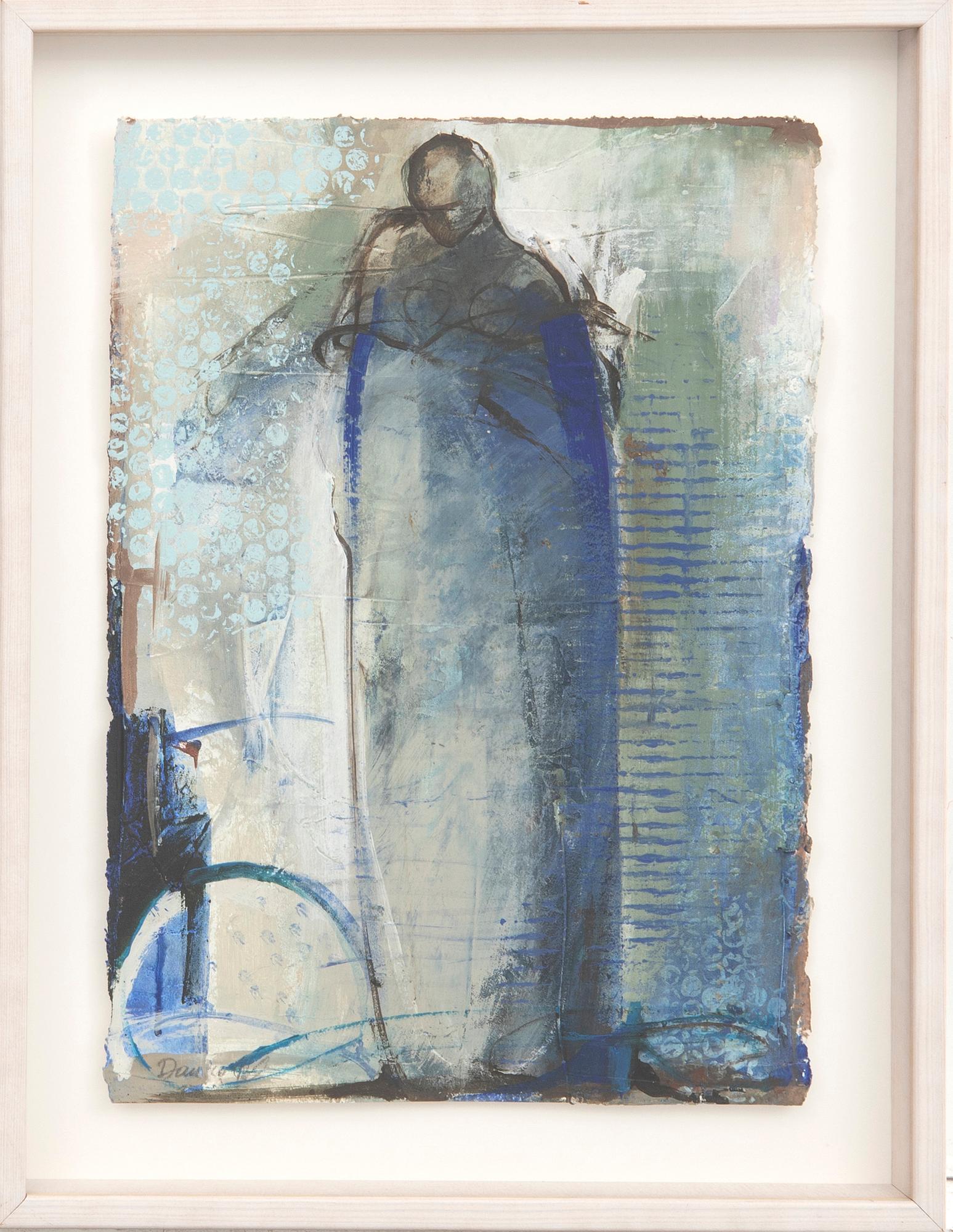 Danka Jaworska, mixed media signerad.