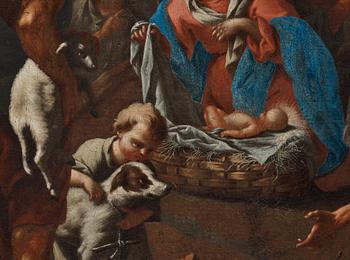 Guido Reni Circle of, The Adoration of the Shepherds.