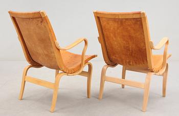 KARMSTOLAR, ett par, "Eva", Bruno Mathsson.