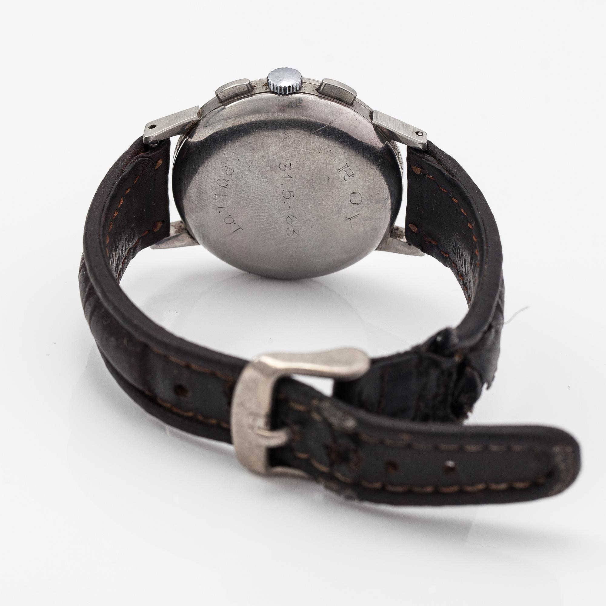 Omega, kronografi, rannekello, 35 mm.