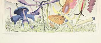 KARL AXEL PEHRSON, 2st,  färglitografier, signerade, numrerad H.C XXVI/XXXV samt provtryck. Daterade -73/74.