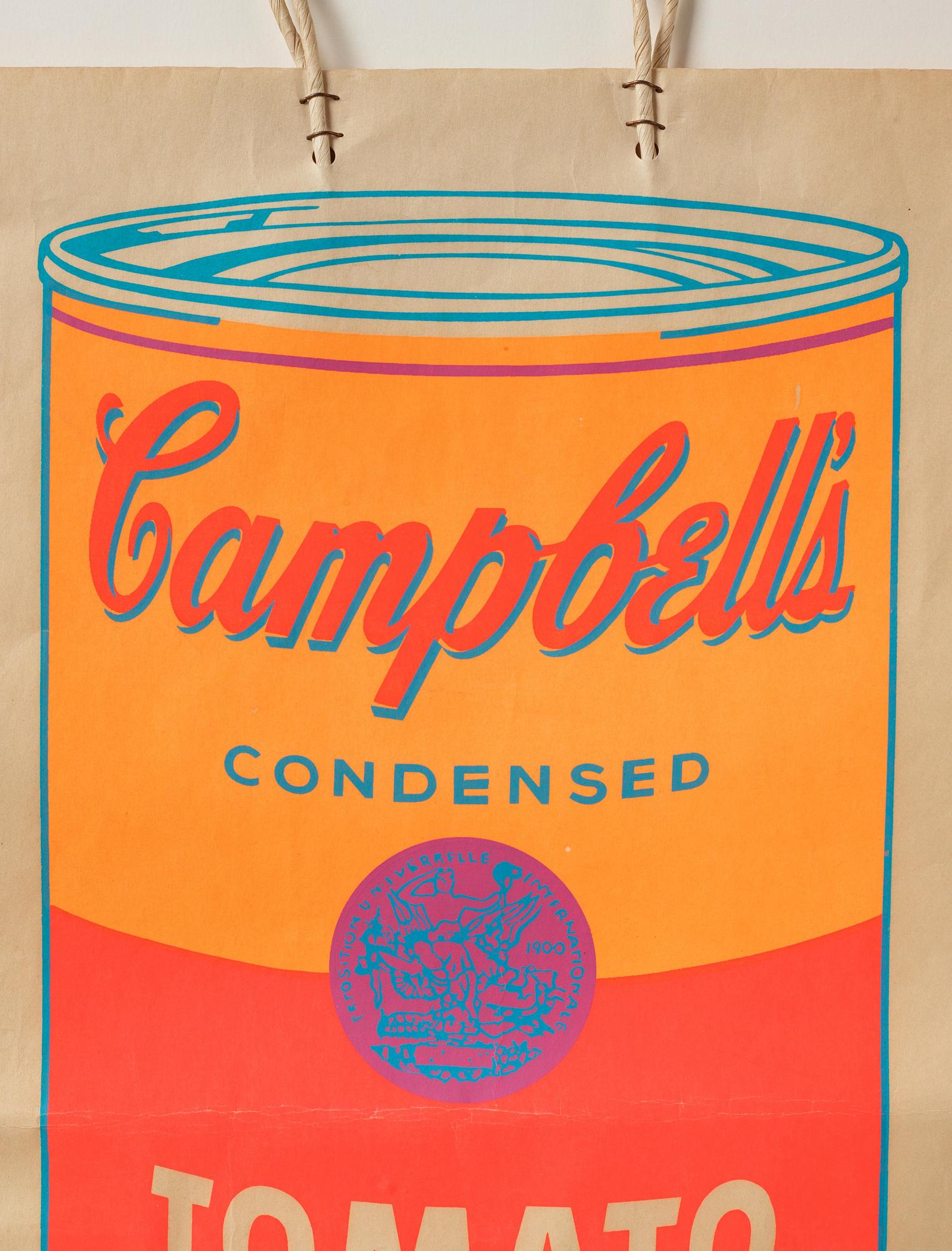 Andy Warhol, "Campbell's soup can (Tomato)".
