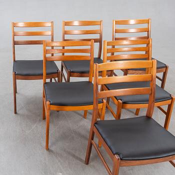 Stolar, 4 plus 2 st, Sverige, 1960-tal.