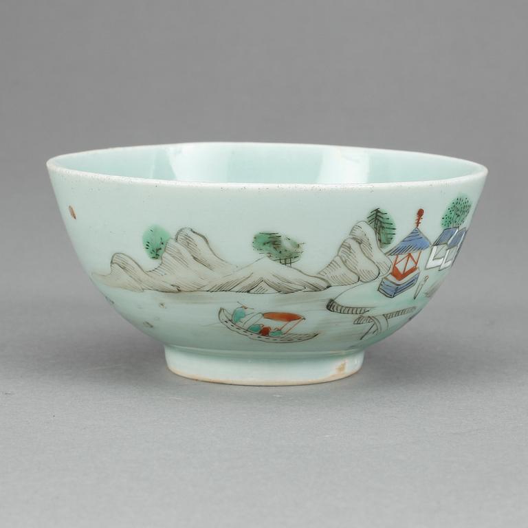 SKÅL, porslin, Kina, 1800-tal.