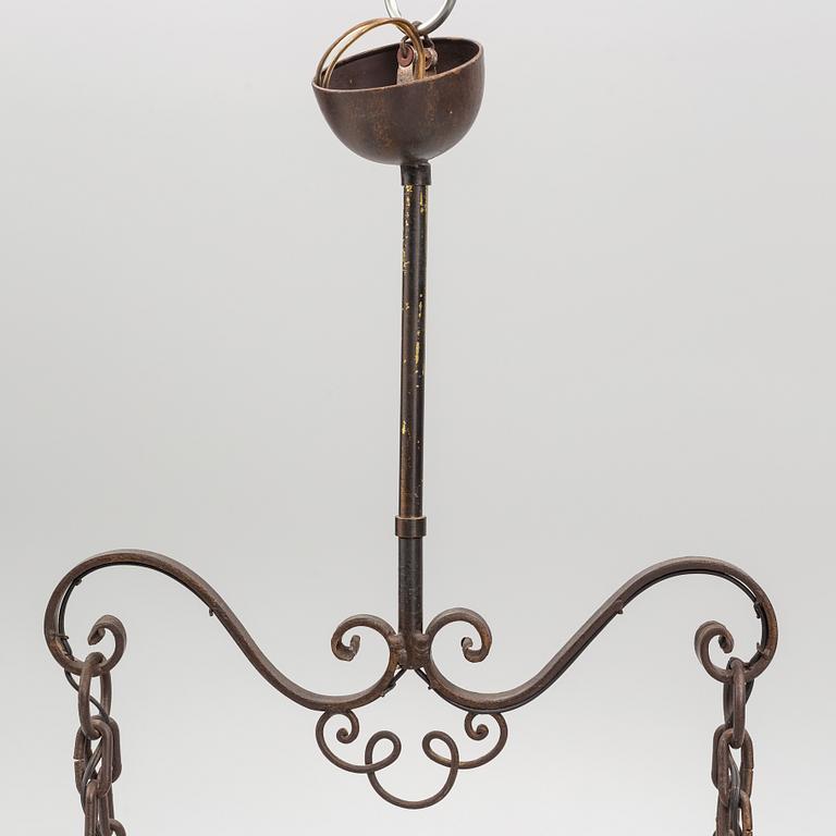 A ceiling lamp, 1920's-30's.